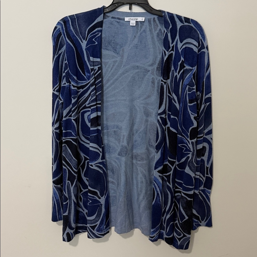 Chicos Cardigan size 1 (US Size 8). Open front